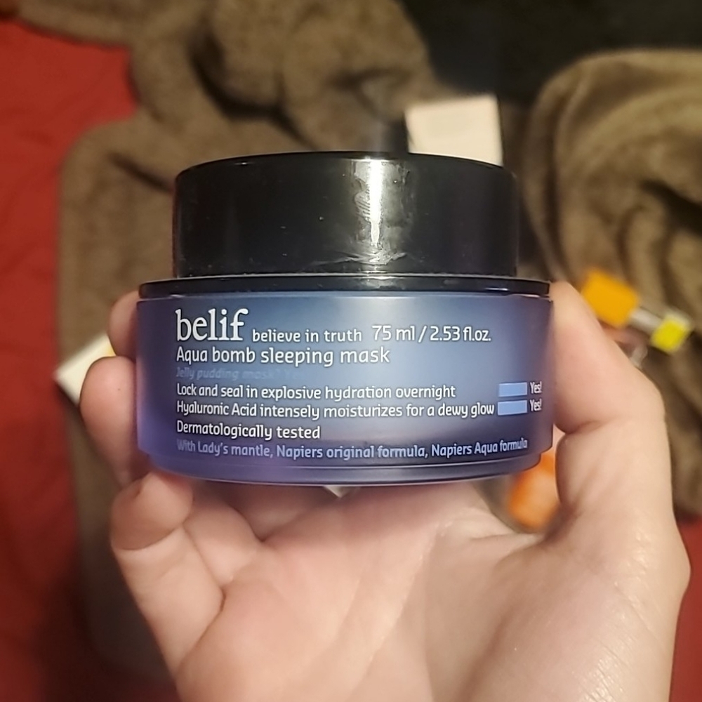 Belief aquabomb sleeping mask